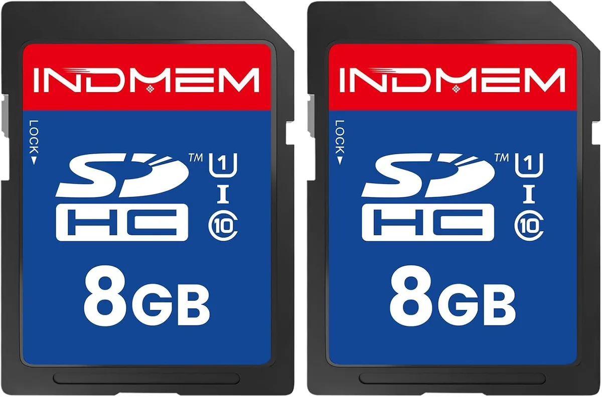 SD Cards - 2 pack 8GB